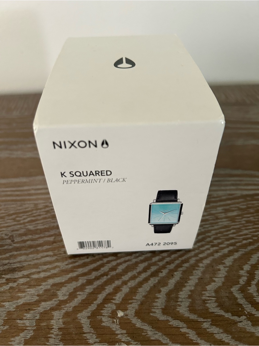Nixon K Squared Mint Dial with Black Strap peppermint black nib